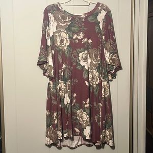 Long Maroon Tunic, never worn